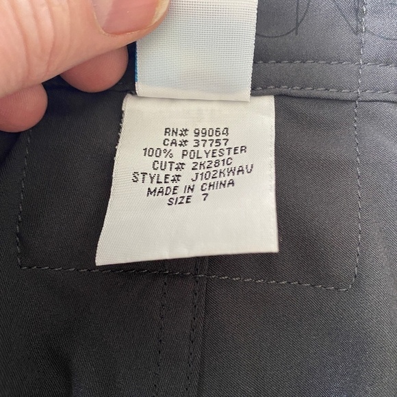 Billabong Women's Black‎ Board Shorts Blue Leg Logo Size 7 - Picture 10 of 15